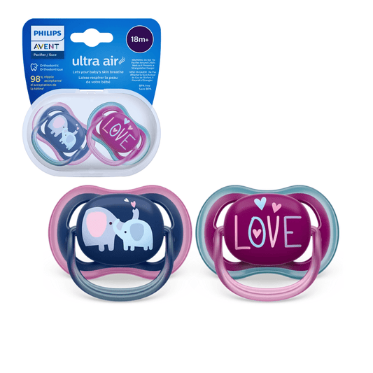Philips Avent Ultra Air Pacifier SCF349/22 – 18 Months+ - Nesh Kids Store