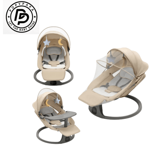 POPY PAPA 5 - in - 1 Baby Electric Swing (0 - 3 Years) - Nesh Kids Store