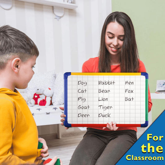 Rainbow Magnetic Whiteboard (25 x 35 cm) - Nesh Kids Store