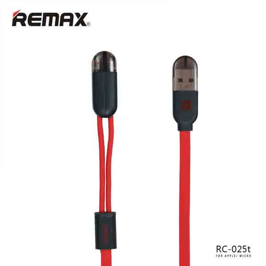 Remax - 2 in 1 Gemini series Charging & Data transfer at the same time - Nesh Kids Store