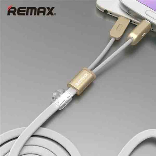 Remax - 2 in 1 Gemini series Charging & Data transfer at the same time - Nesh Kids Store