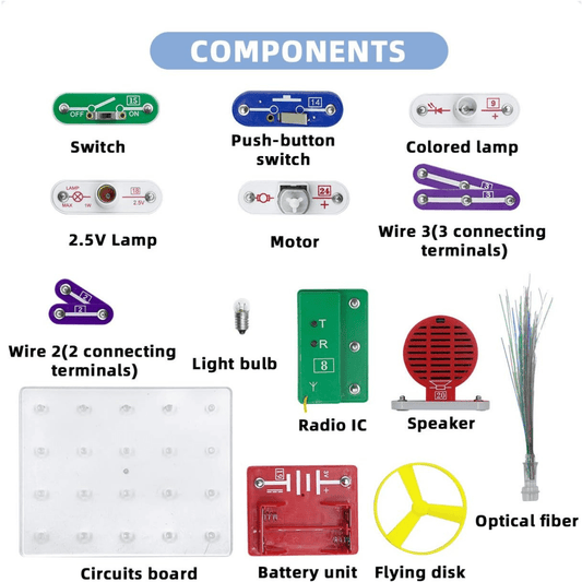 Smart Electronic Kit (W - 39) 5+ - Nesh Kids Store