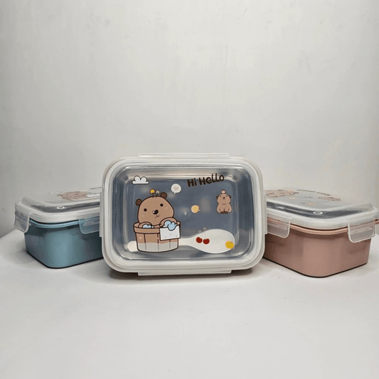 STEEL LUNCH BOX (A19-4) ACSH-761 ACYXL-761 - Nesh Kids Store