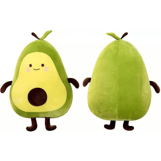 Stuffed Fruit Avocado Soft Toy – Huggable & Adorable - Nesh Kids Store