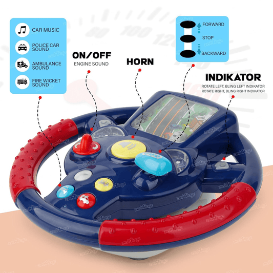 TOddler Simulated Driving Steering Wheel Toy - Nesh Kids Store
