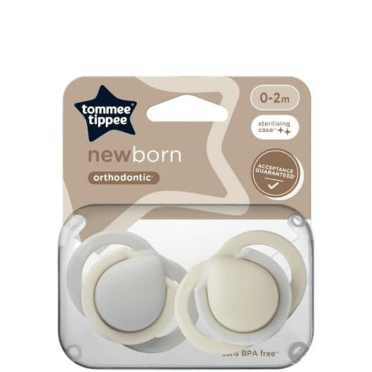 Tommee tippee Newborn Soother Pack of 2 (0–2M) - Nesh Kids Store