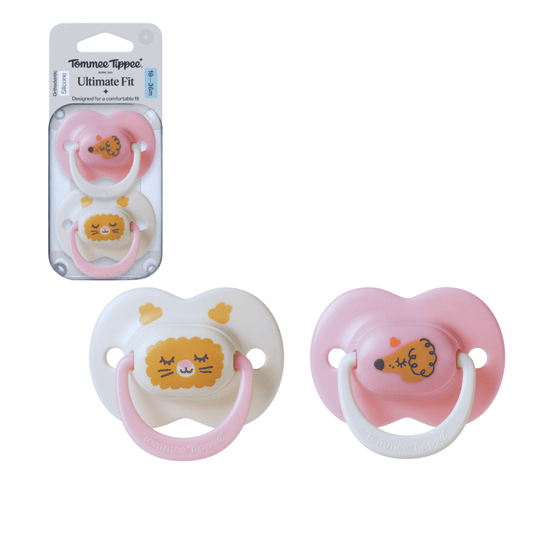 Tommee Tippee Ultra Fit Decorated Soother 18‑36m – Girl - 433658 - Nesh Kids Store