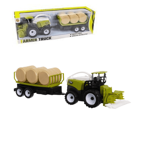 Tractor with Trailer for Transporting Bales 3+ - Nesh Kids Store