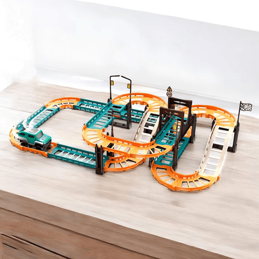 Urban Rail Transit Race Track Playset for Kids 6+ - Nesh Kids Store