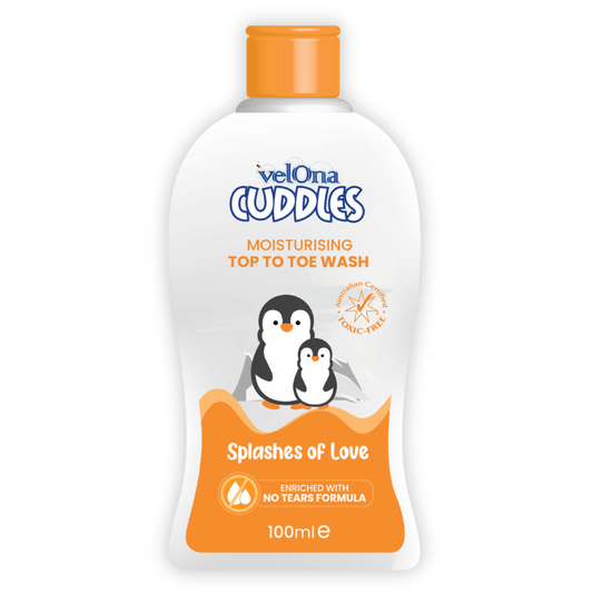 Velona Cuddle Splashes of Love Moisturising Top - to - Toe Wash – 100ml - Nesh Kids Store