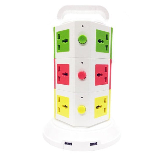 Vertical Tower Multi Socket (3 Layer / 12 Sockets) - Nesh Kids Store