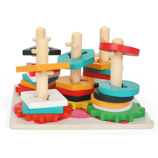Wooden Butterfly Shape Sorter Design 3+ - Nesh Kids Store