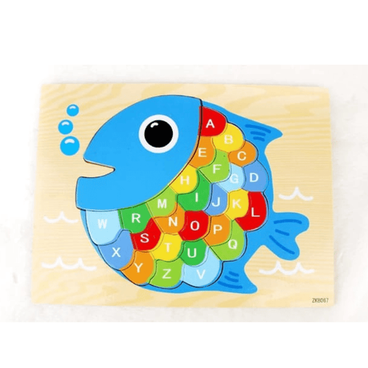 Wooden Picture Puzzle 3+ - Nesh Kids Store