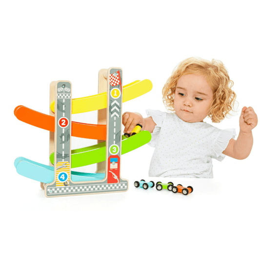 Wooden Road Gliding Car Set - Nesh Kids Store