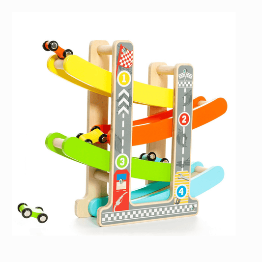 Wooden Road Gliding Car Set - Nesh Kids Store