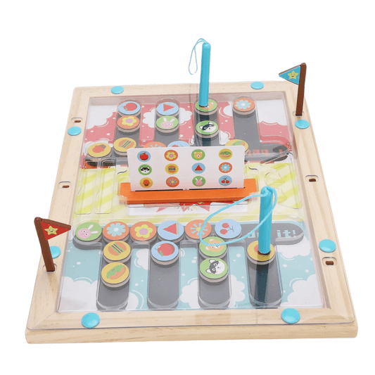 Wooden Slide Puzzle Magnetic Board Game - Nesh Kids Store