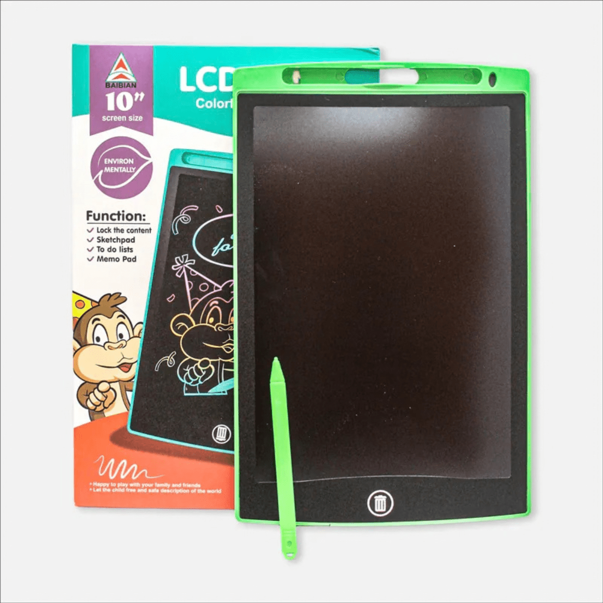 10" LCD WRITING BOARD (B55-1) (B15-2) ACBB1001C - Nesh Kids Store
