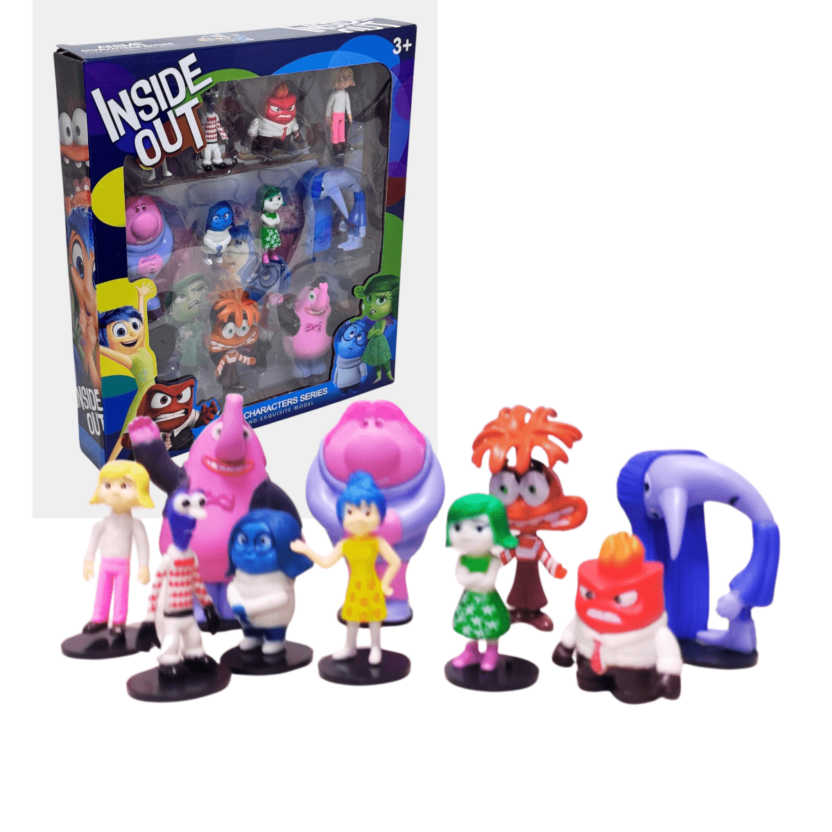 10 Pcs Mini Character Figures – Inside Out 3+ - Nesh Kids Store
