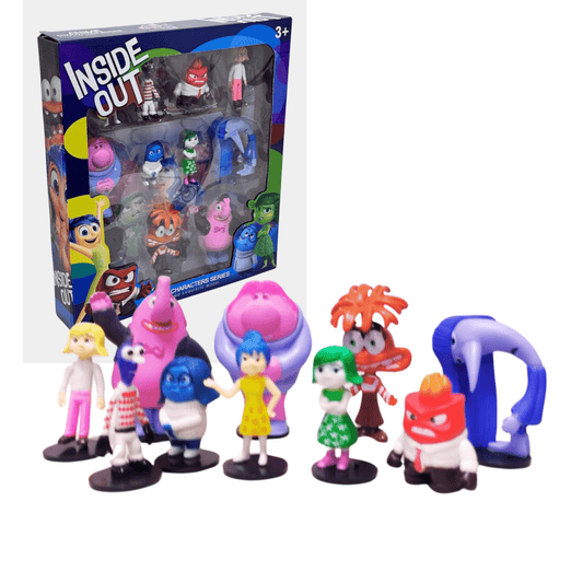 10 Pcs Mini Character Figures – Inside Out 3+ - Nesh Kids Store