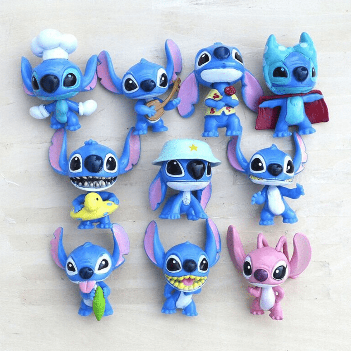 10 - Pcs Mini Lilo & Stitch Action Figures Toy Doll Set 3+ - Nesh Kids Store