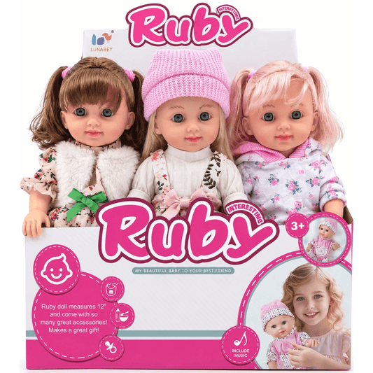12 inch Ruby Baby Doll ACL621 5A - Nesh Kids Store