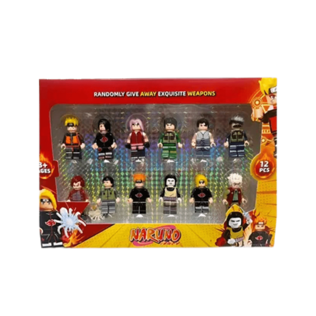 12pcs Naruto Mini Figures – 3+ Kids - Nesh Kids Store