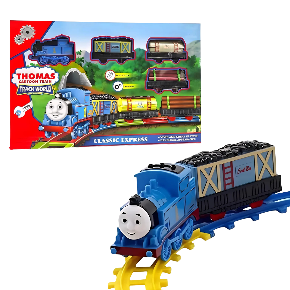 14 - Piece Thomas Train Set - Nesh Kids Store