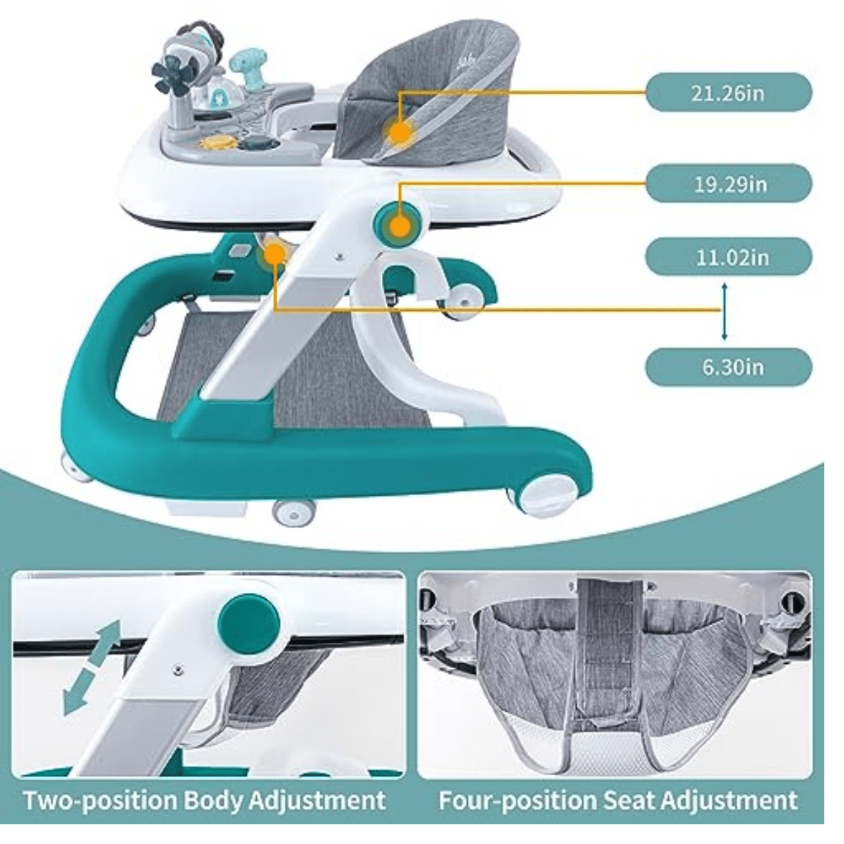 2 in 1 Baby Walker (805) - Nesh Kids Store