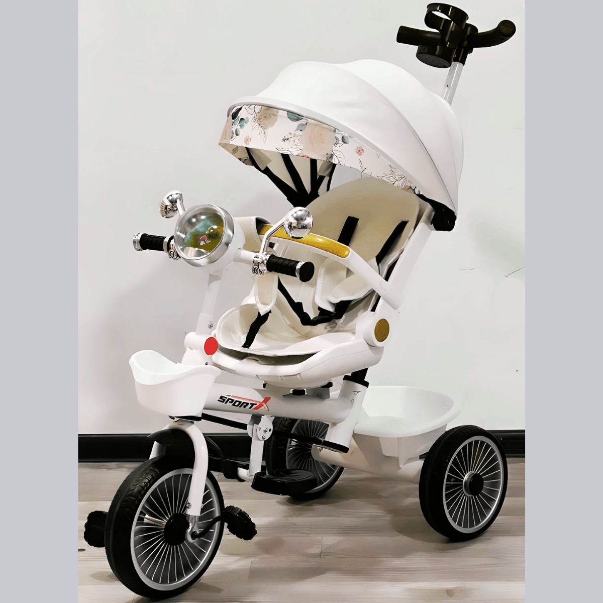 2 - in - 1 Stroller Tricycle – Perfect for 1 Year & Above - 688 - Nesh Kids Store