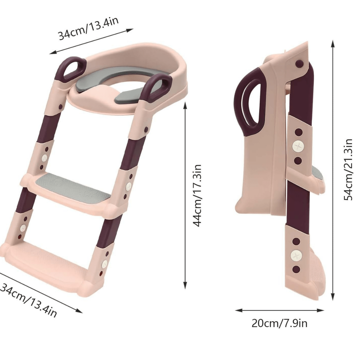 2-in-1 Toilet Trainer with Ladder 37-8 - Nesh Kids Store