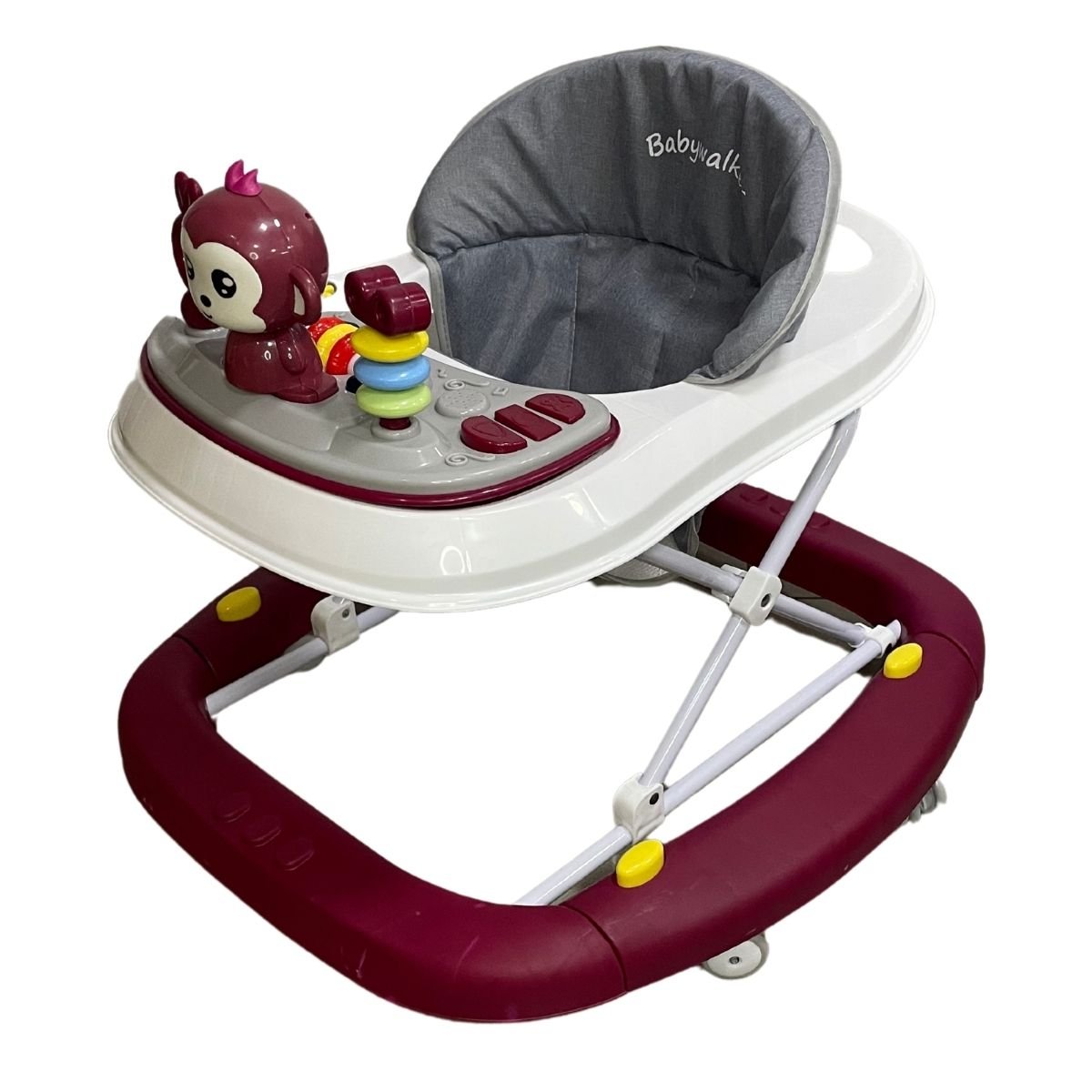 3-in-1 Infant & Baby Activity Walker with Monkey Toy (612) - Nesh Kids Store