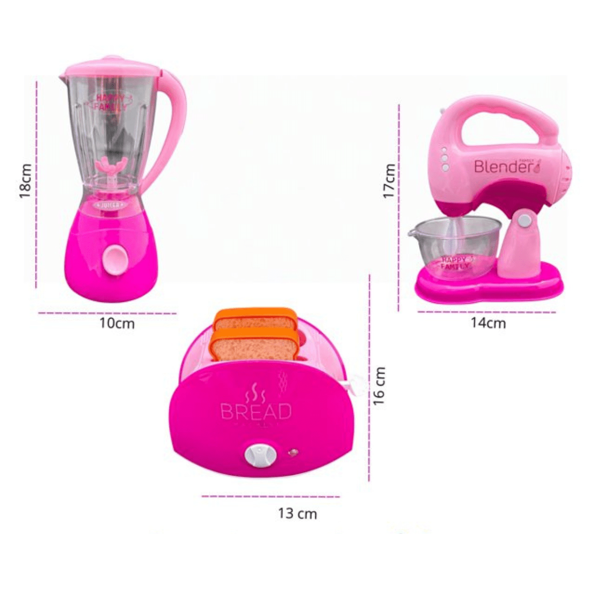 3 pcs Family Appliance SET LSB333 - Nesh Kids Store