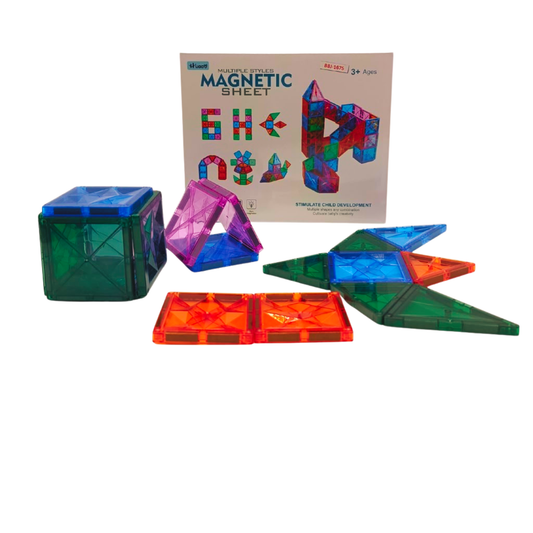 36 PCS Magnetic Tiles Building Set for Kids (3+ Years) - Nesh Kids Store