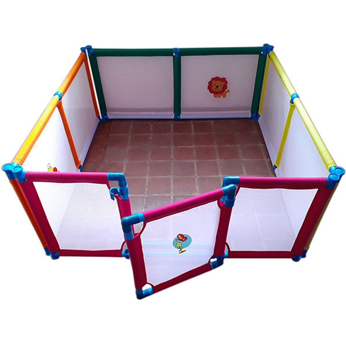 4 Panel Playpen w Granny Gate (Large) - Nesh Kids Store
