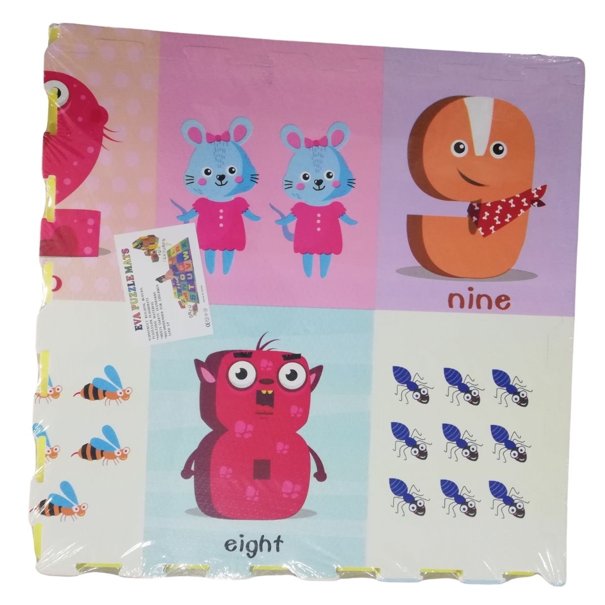 4ft x 4ft Childrens Play Mat / Eva Foam Mattress - Light Designs - Nesh Kids Store
