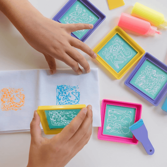 4M Kidz Maker Easy-to-Do Screen Printing Kit