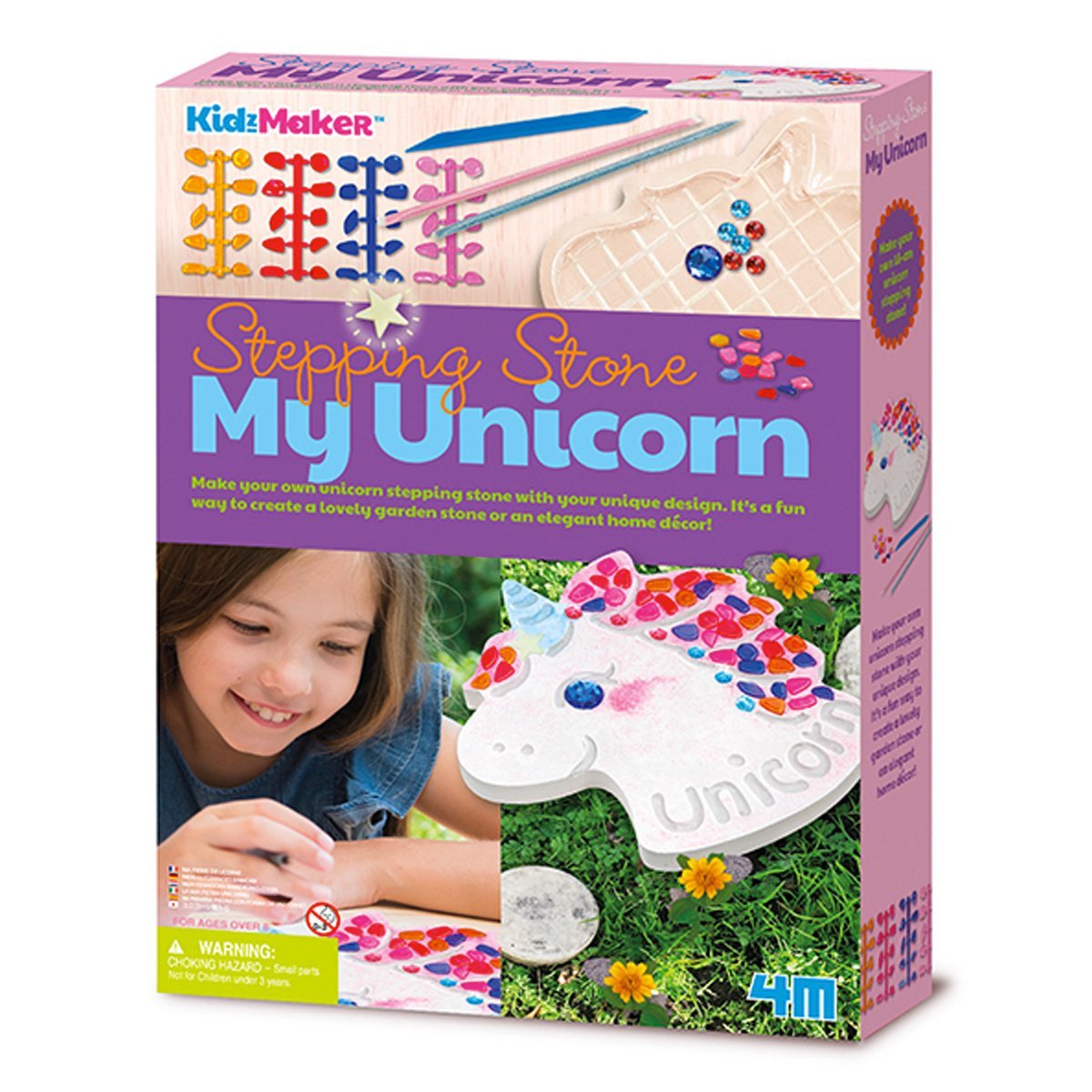 4M KidzMaker My Unicorn Stepping Stone - Nesh Kids Store