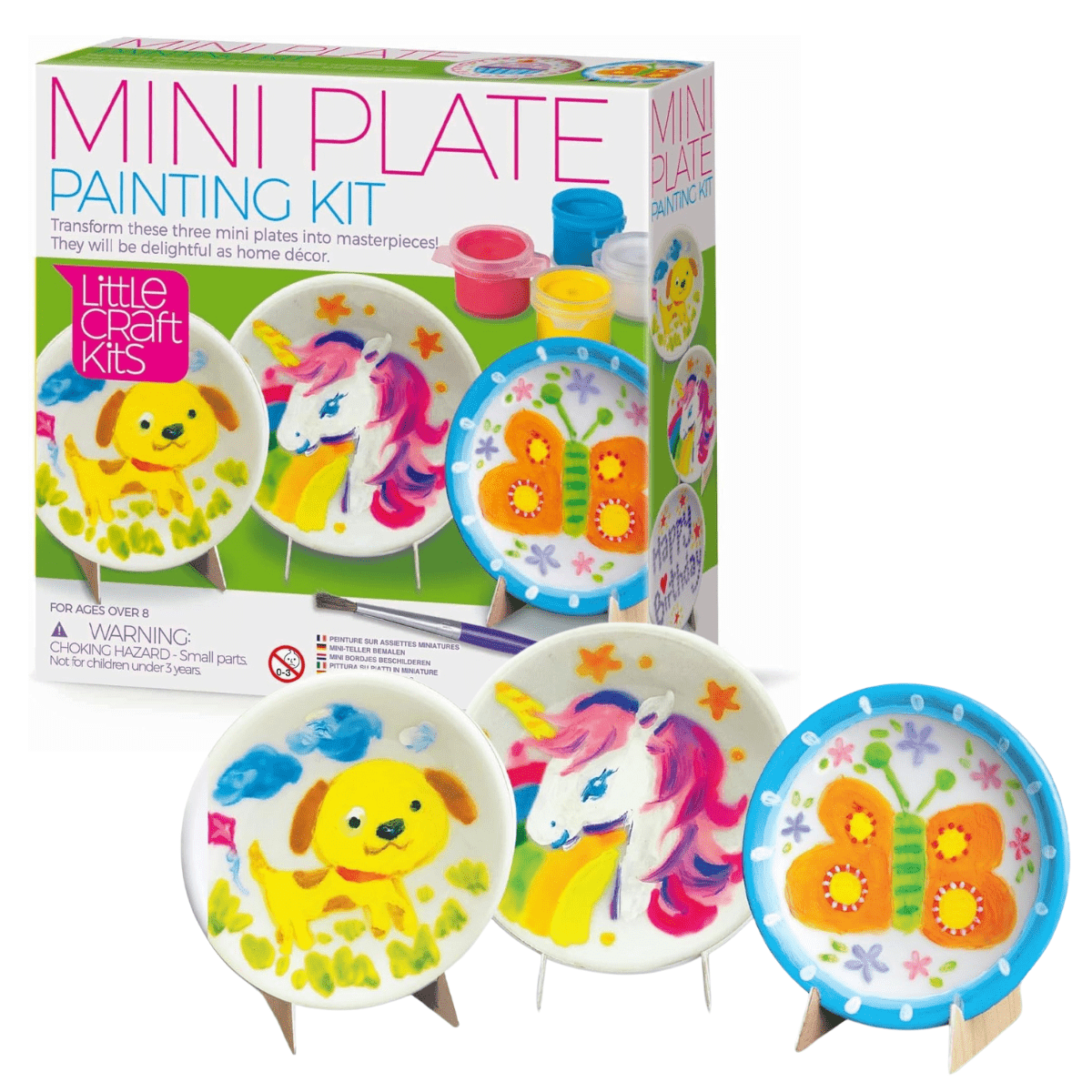 4M Little Craft Mini Plates Painting Kit 8+ - Nesh Kids Store