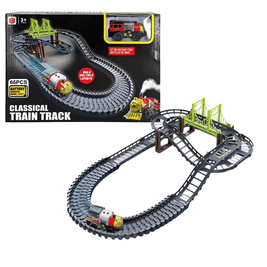 67 - Piece Classic Train Set (Battery Operated) - Nesh Kids Store