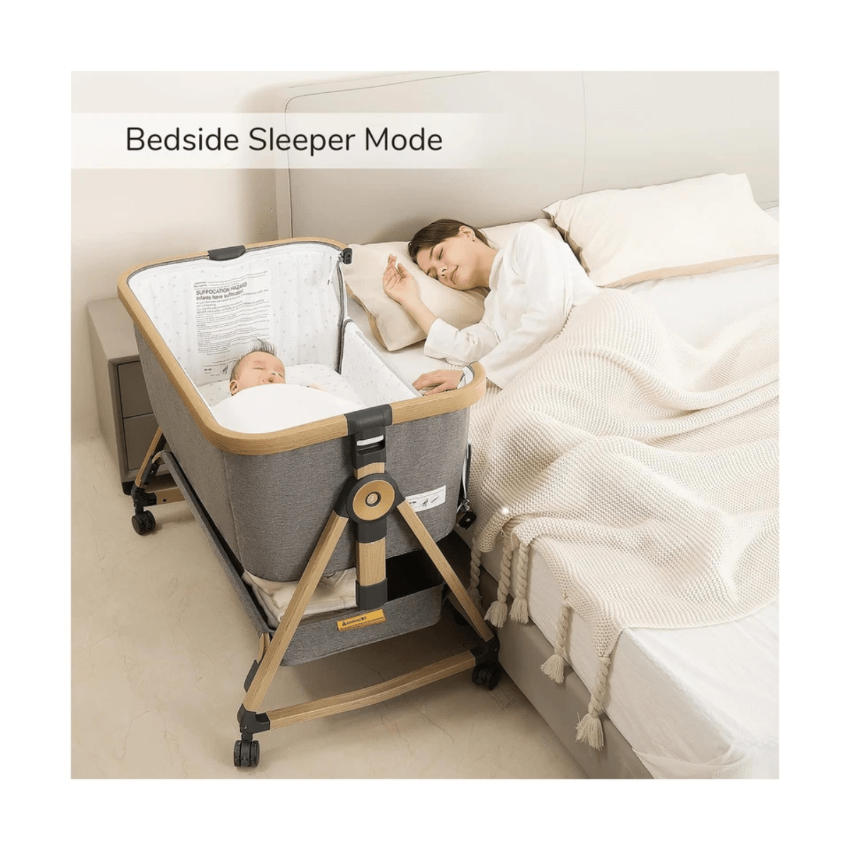 Adjustable Bassinet - Bedside Sleeper - KJC - 4 - Nesh Kids Store