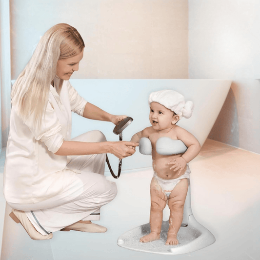 Adjustable Height Baby Shower Stand with Anti-Slip Base
