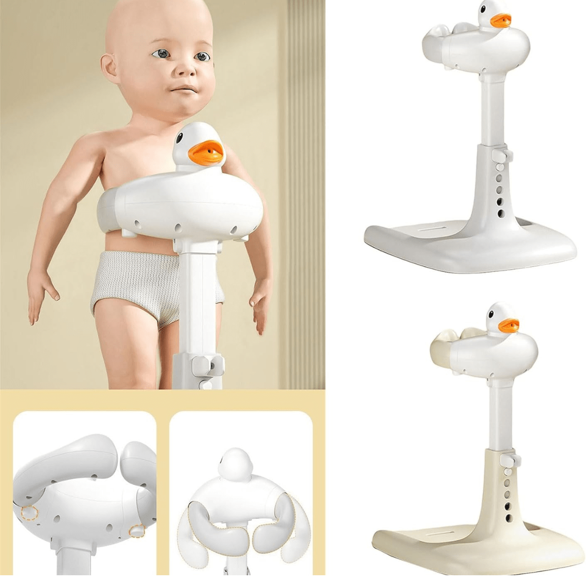 Adjustable Height Baby Shower Stand with Anti - Slip Base - Nesh Kids Store