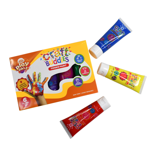 Atlas Finger Paints 6 Pack – 75ml - Nesh Kids Store