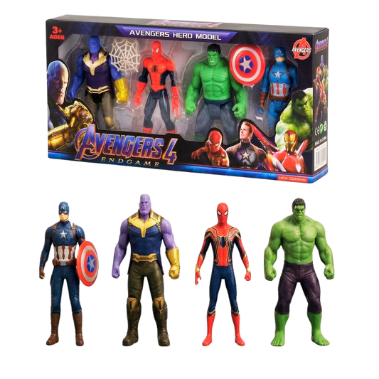 Avengers 4: Endgame Toy Set of 4 Action Figures - Nesh Kids Store