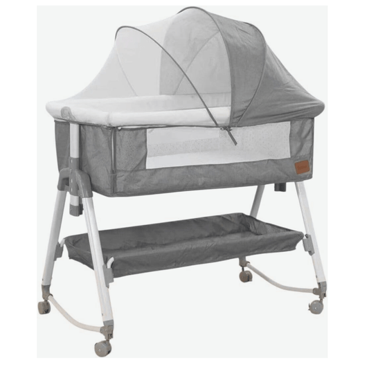 Baby Bedside Bassinet KJC‑1 - Grey - Nesh Kids Store