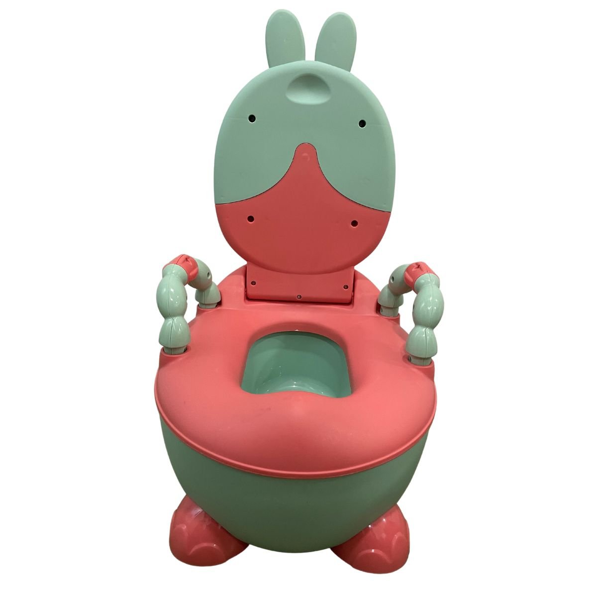 Baby Commode / Potty with Backrest (Bunny Design) - Nesh Kids Store