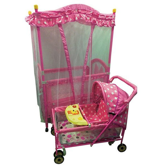 Baby Cot with Cradle - Nesh Kids Store