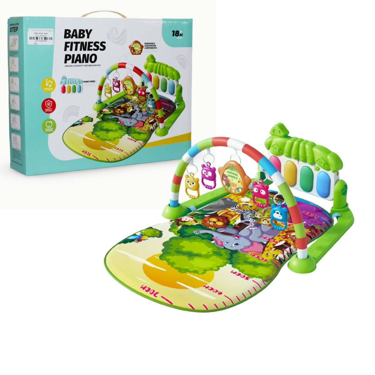 Baby Fitness Piano Play Gym (18M+) - Nesh Kids Store