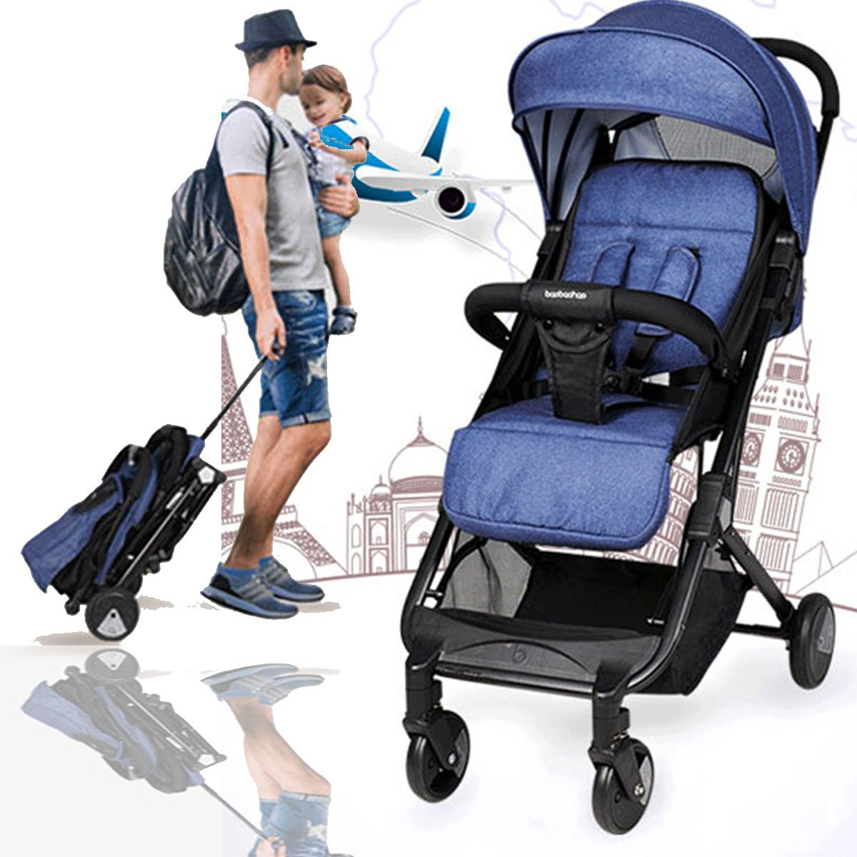 Baby Stroller - Cabin Type / Suitable for Travel (Baobaohao C1 Cabin) - Nesh Kids Store