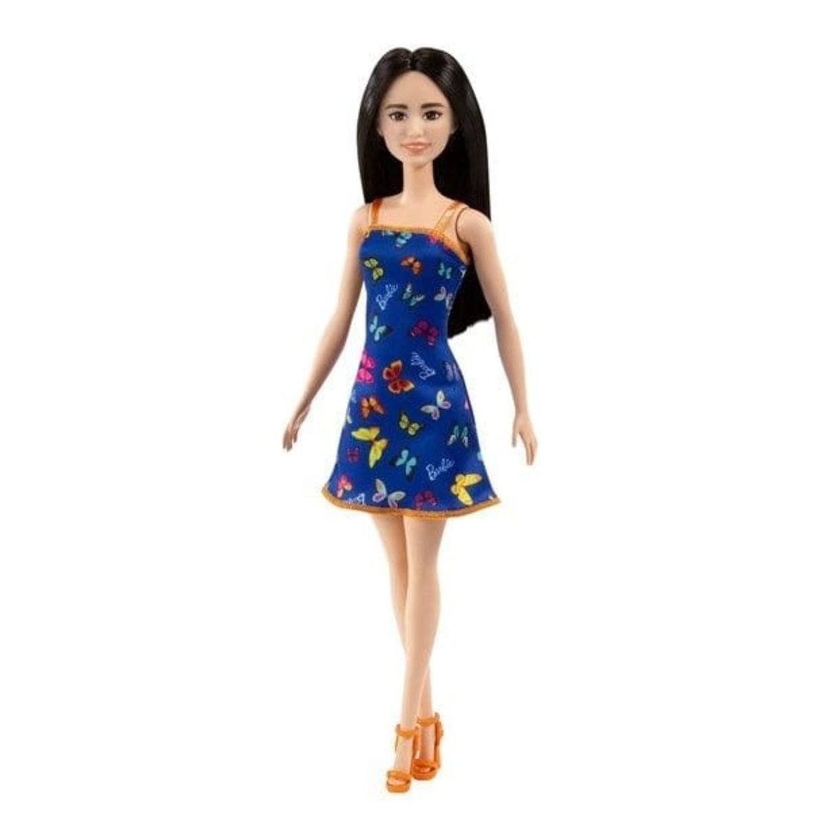Barbie Doll with Blue Butterfly Dress (T7439-HBV06) - Nesh Kids Store